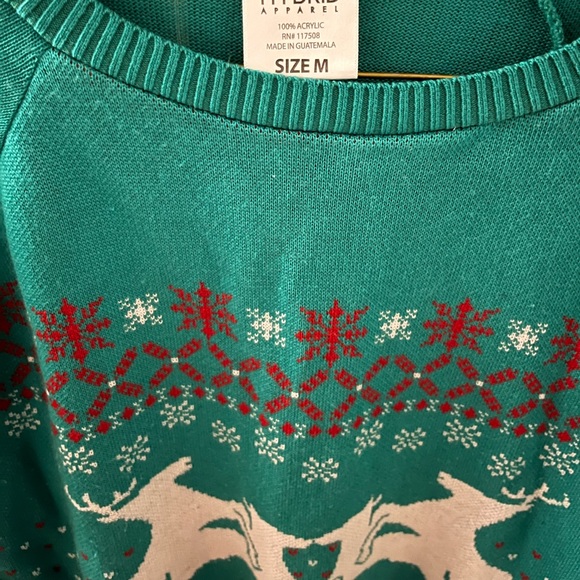 Naughty Reindeer Sweater ❤️💚 - Picture 3 of 3